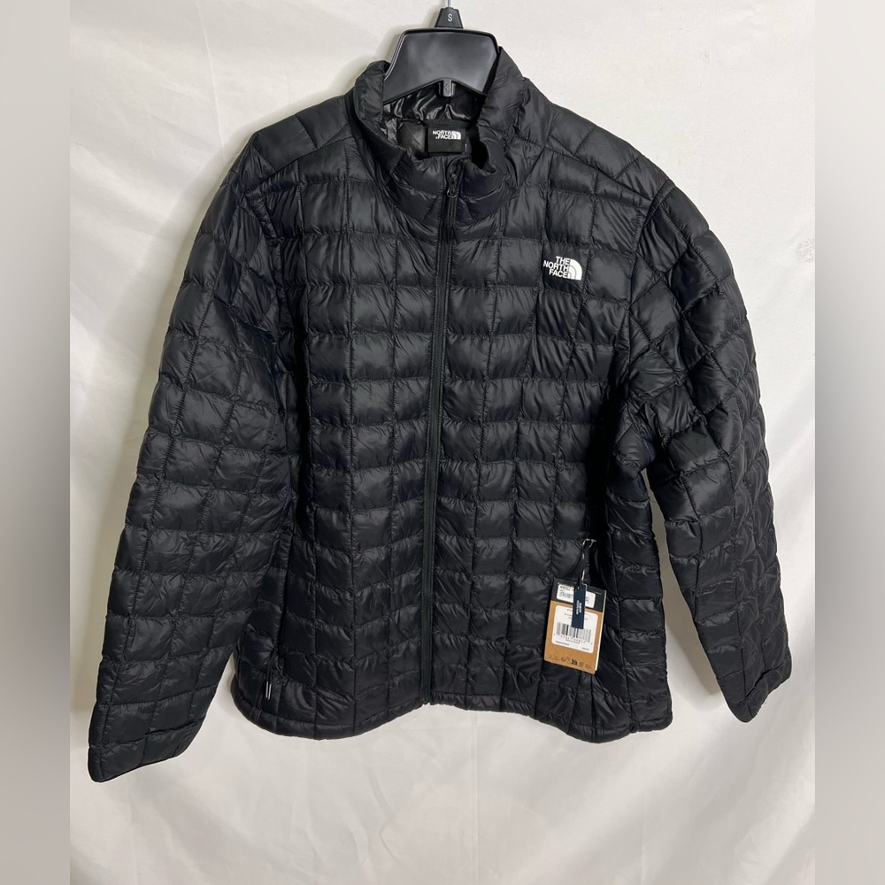 Womens The North Face Thermoball Eco Quilted Puffer Jacket Black Size 2X Black
